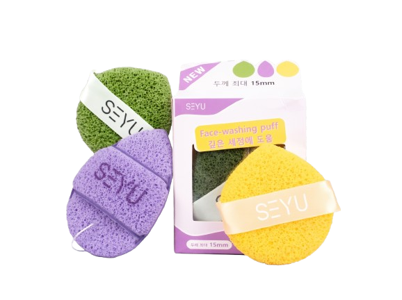 Set Spons pembersih wajah (3pcs)