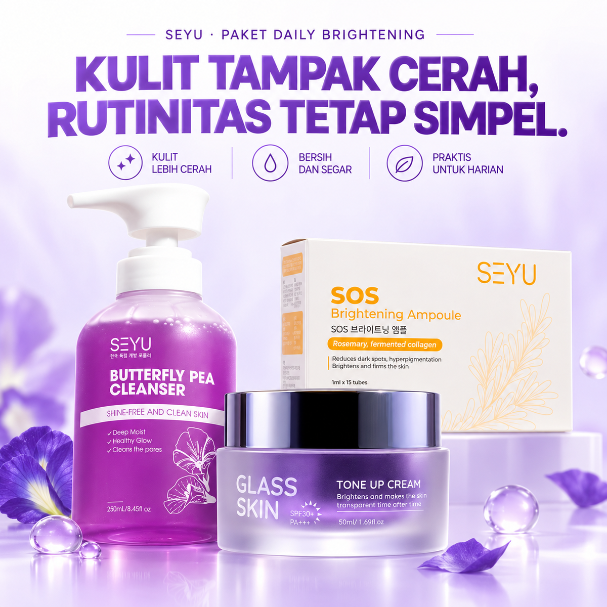 PAKET DAILY BRIGHTENING SEYU