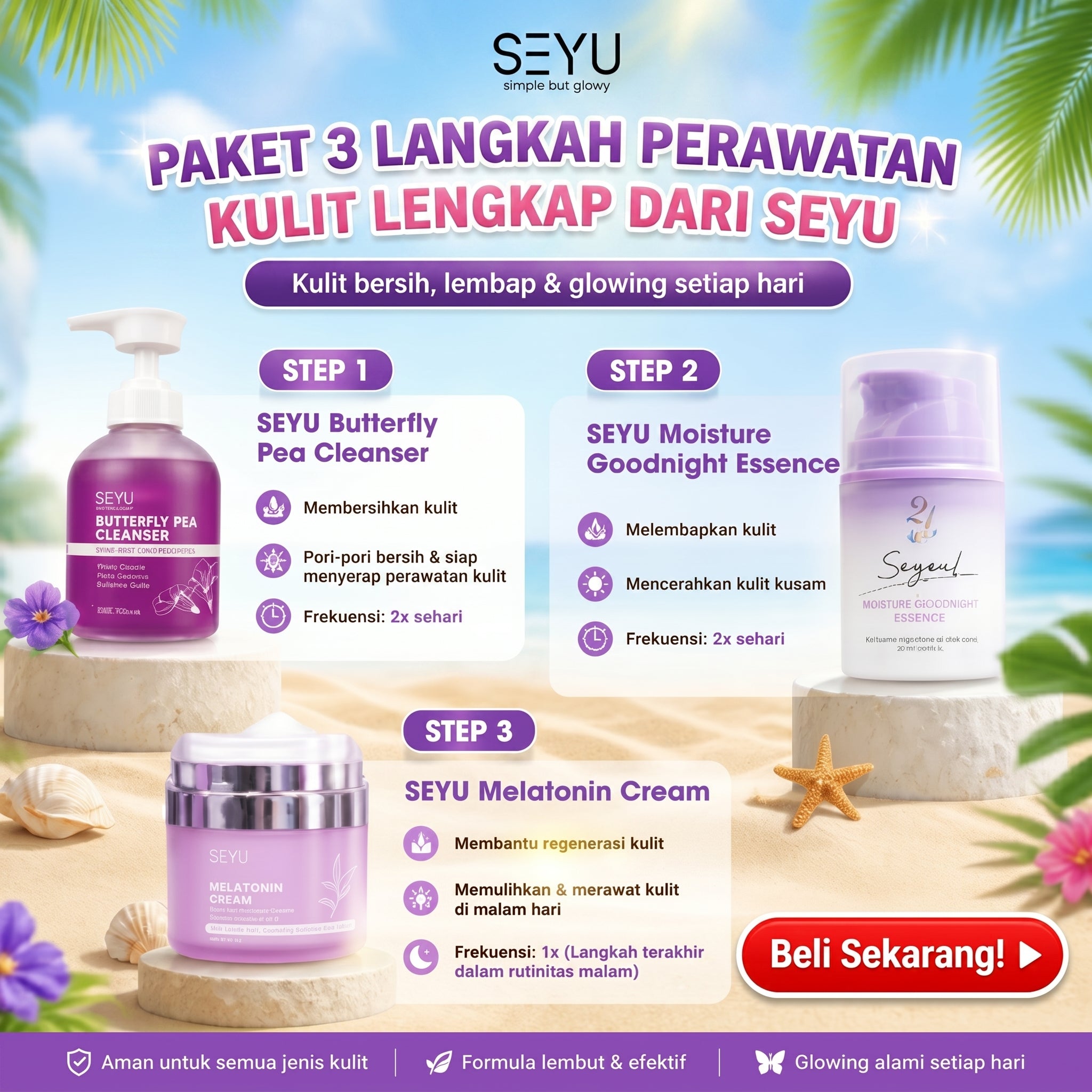 Paket 3-Step Glow Harian
