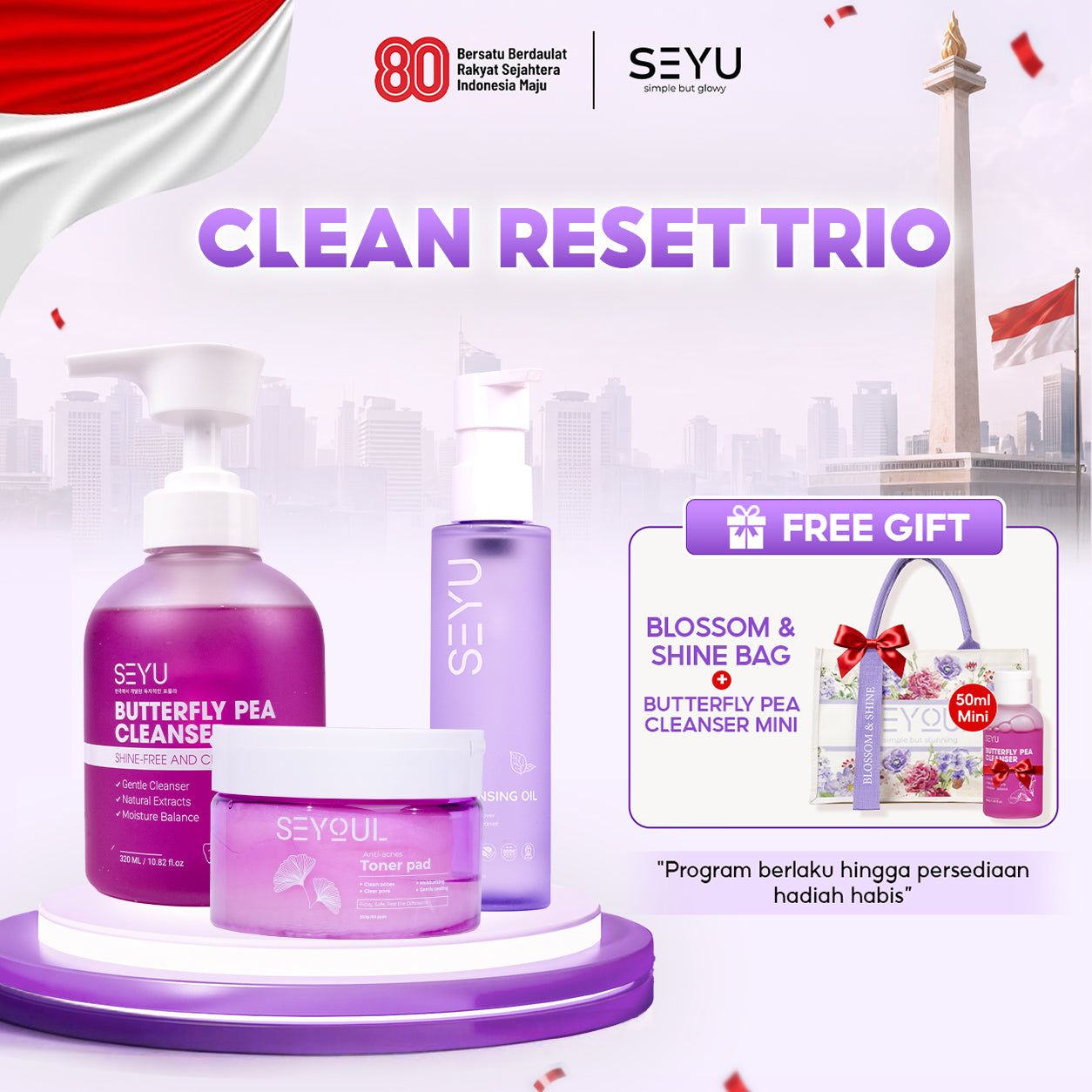 Paket CLEAN Reset Trio