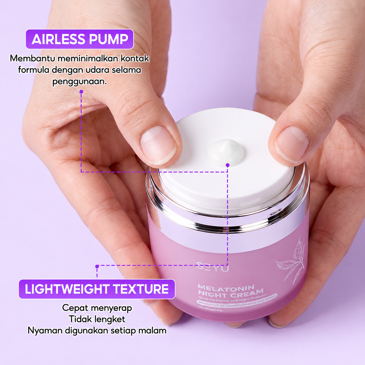 Melatonin Night Cream SEYU