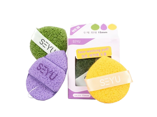 Set Spons pembersih wajah (3pcs)
