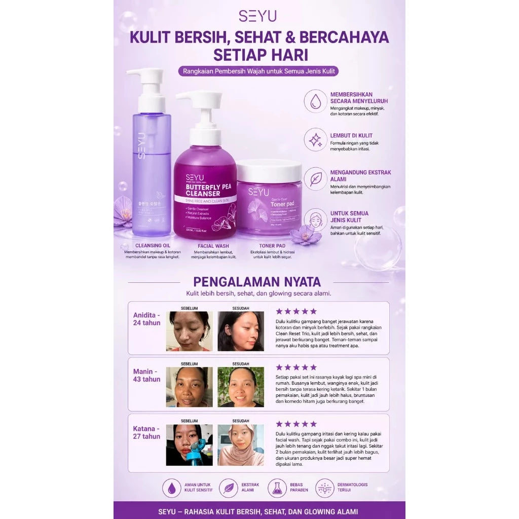 Paket CLEAN Reset Trio