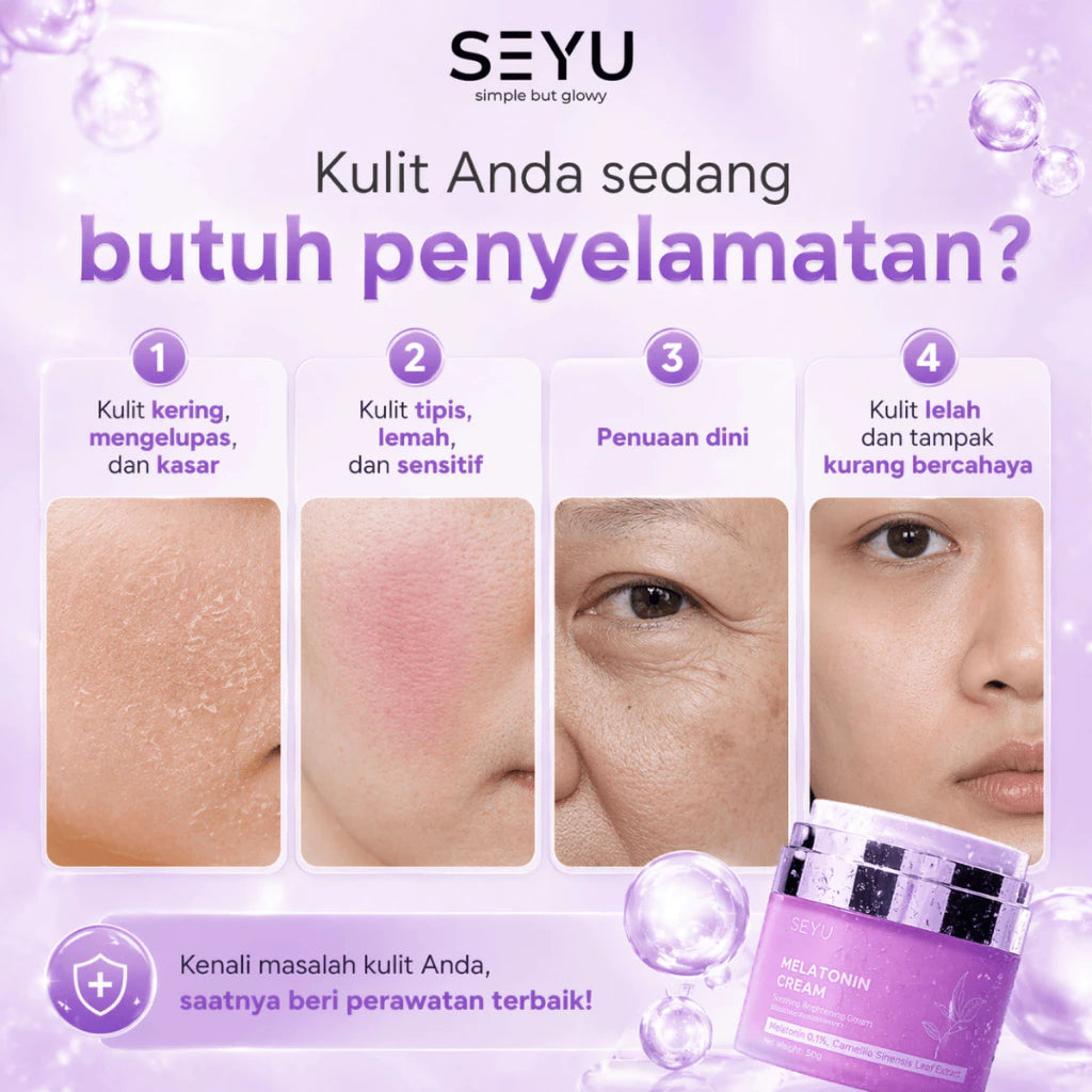 SEYU Melatonin Night Cream Time Renew Niacinamide