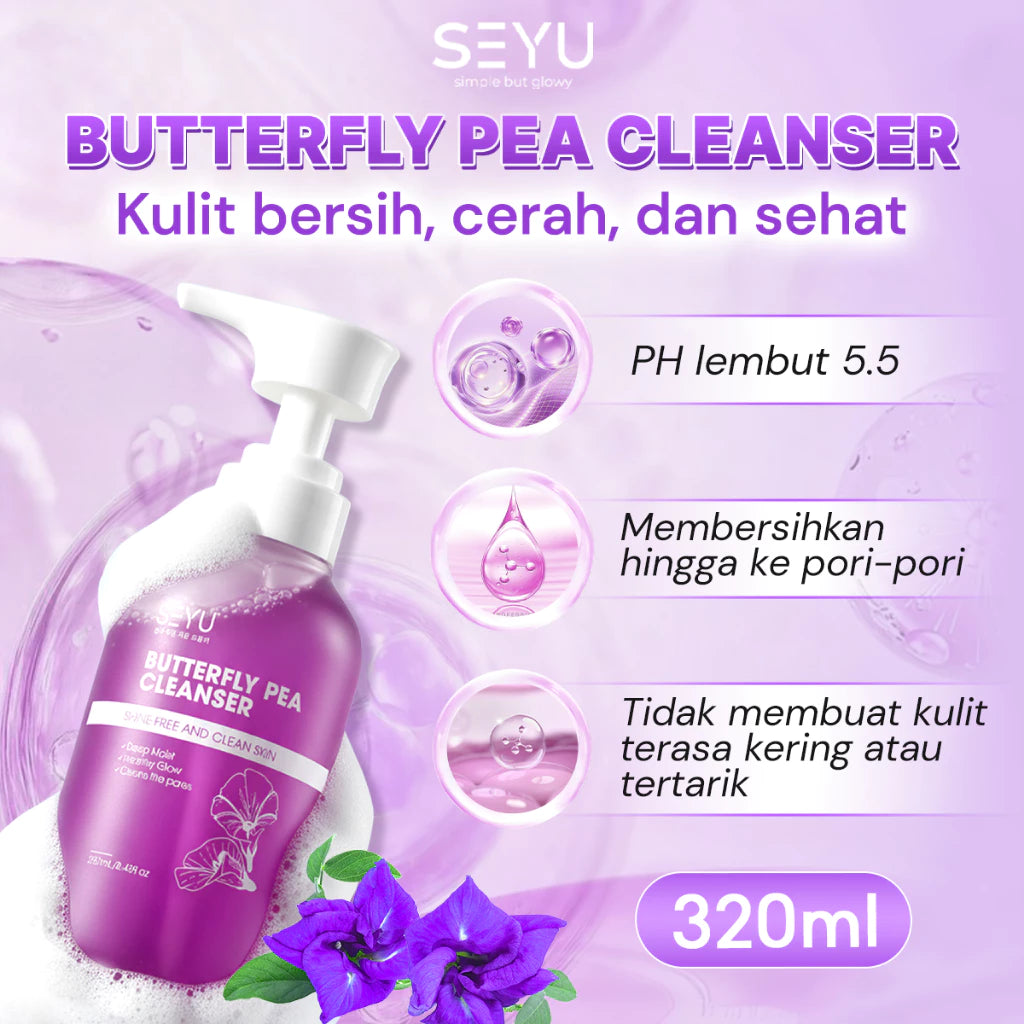 SEYU Butterfly Pea Facial Cleanser 50ml