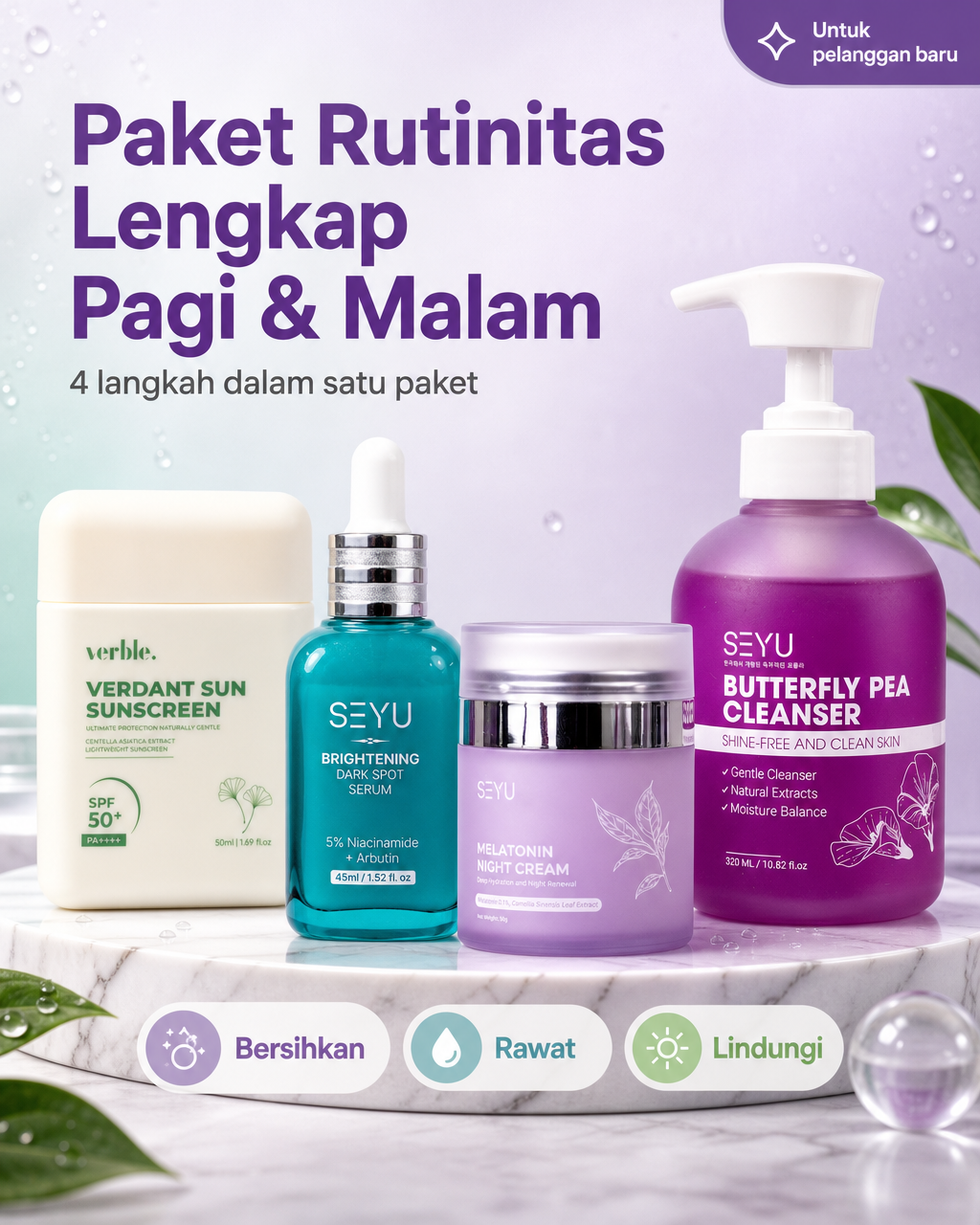 Paket Rutinitas Lengkap Pagi & Malam SEYU
